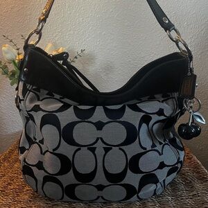 Y2K Coach Zoe Genuine Convert Hobo  #F14708